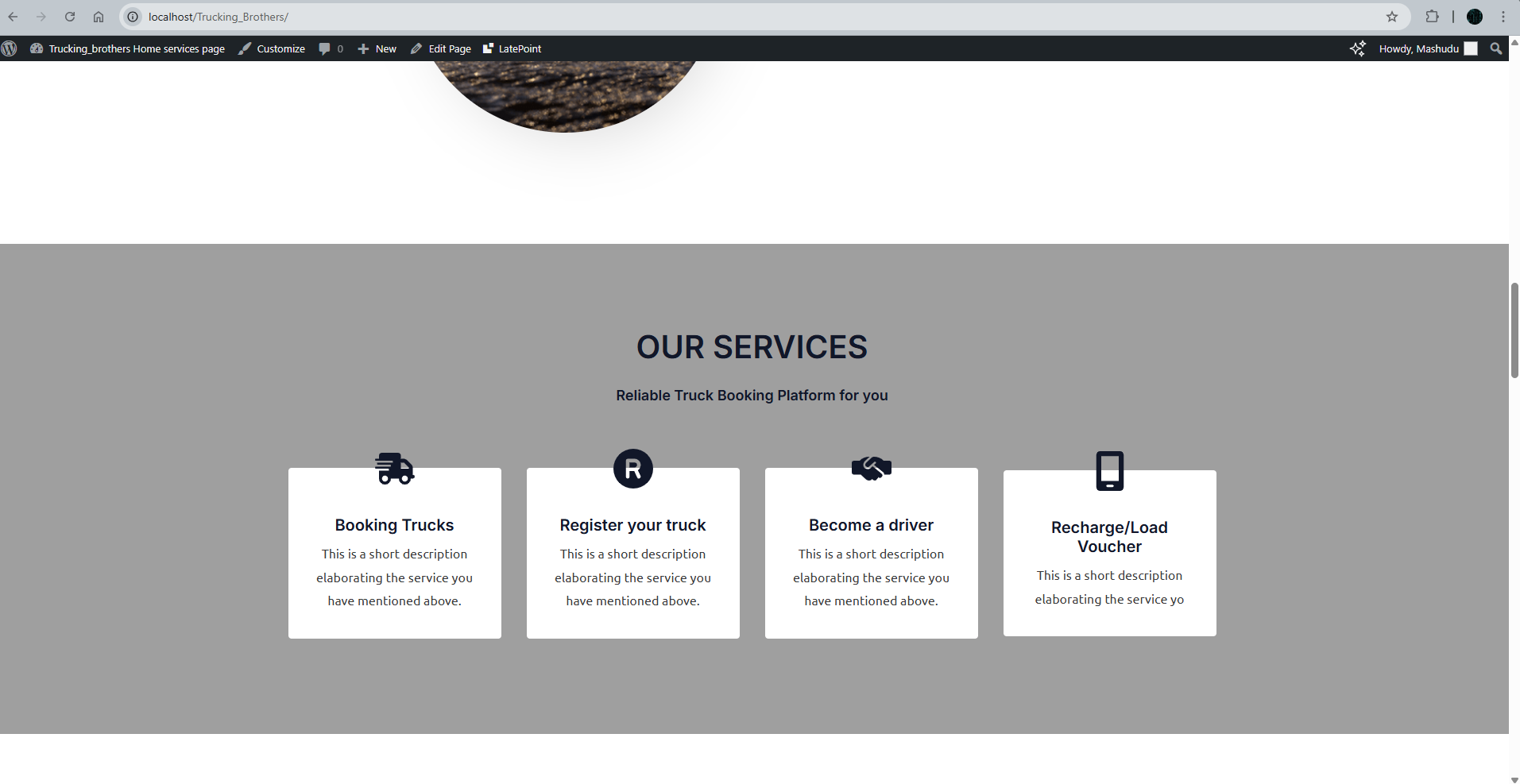 WordPress website design screenshot 4